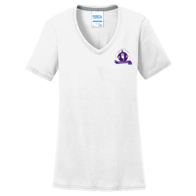 Neary Logo - Ladies Performance Blend V Neck Tee Thumbnail